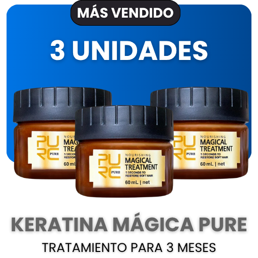 KERATINA MÁGICA PURE - 3 UNIDADES