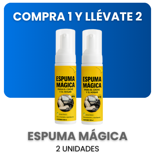 ESPUMA MÁGICA - 2 UNIDADES
