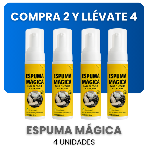 ESPUMA MÁGICA - 4 UNIDADES