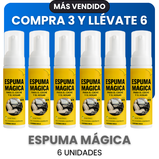 ESPUMA MÁGICA - 6 UNIDADES