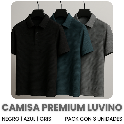 Camisa Polo Luvino – Calidad Superior que No se Arruga